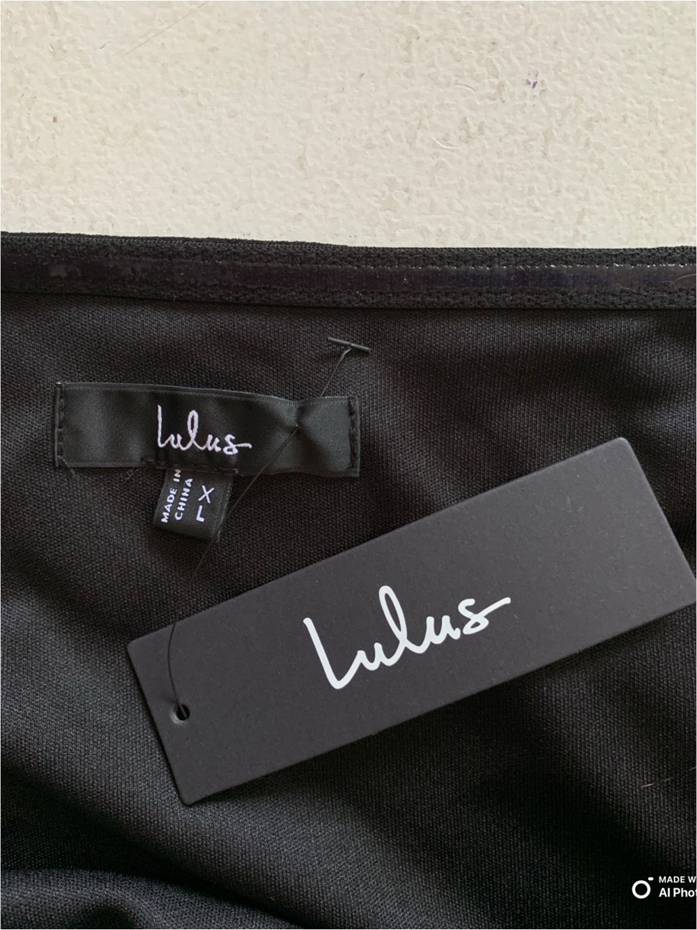 Lulus XL Rawya Black Strapless Maxi Dress and Scarf Set NWT Formal Party Dress - Picture 14 of 17